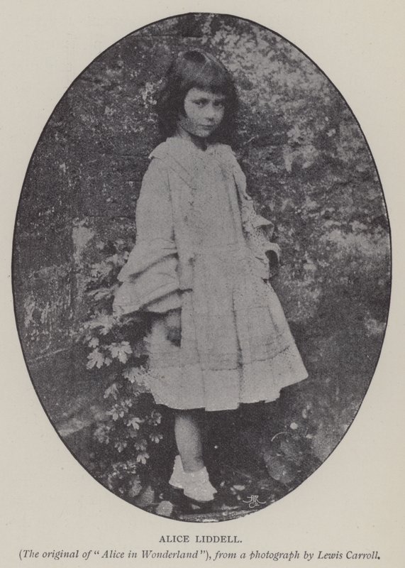 Alice Liddell (s/w Foto) von Charles Lutwidge Dodgson