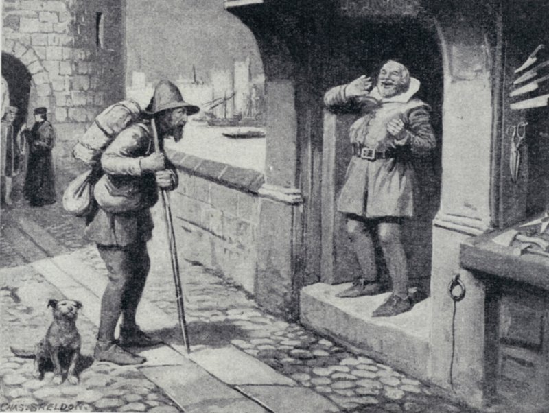 Der Hausierer von Swaffham von Charles Mills after Sheldon