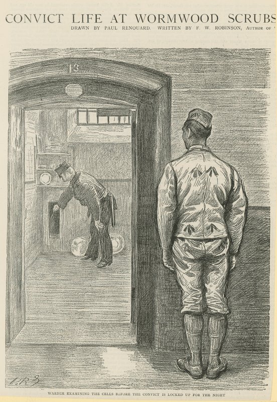 Sträflingsleben in Wormwood Scrubs von Charles Paul Renouard