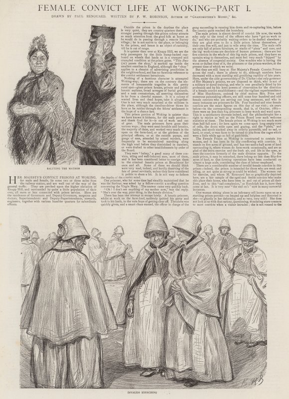 Leben weiblicher Sträflinge in Woking von Charles Paul Renouard