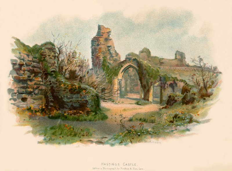 Hastings Castle von Charles Wilkinson