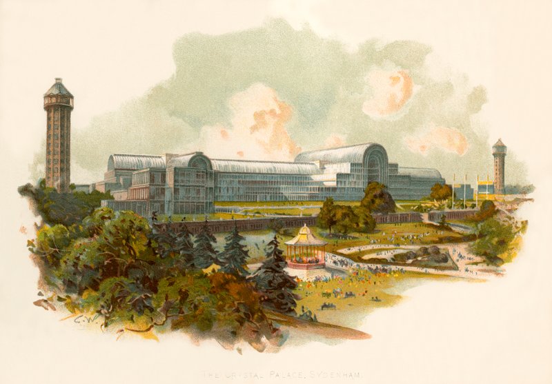 Der Kristallpalast, Sydenham von Charles Wilkinson