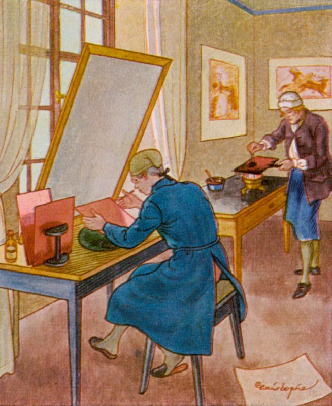 Kupferstecher von Christophe (1856 1945)