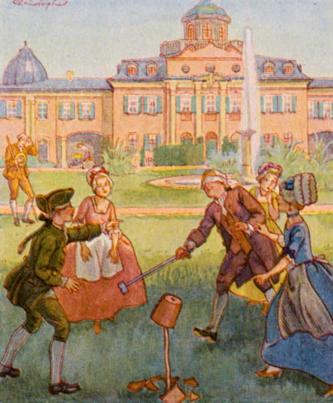 Topfschlagen von Christophe (1856 1945)