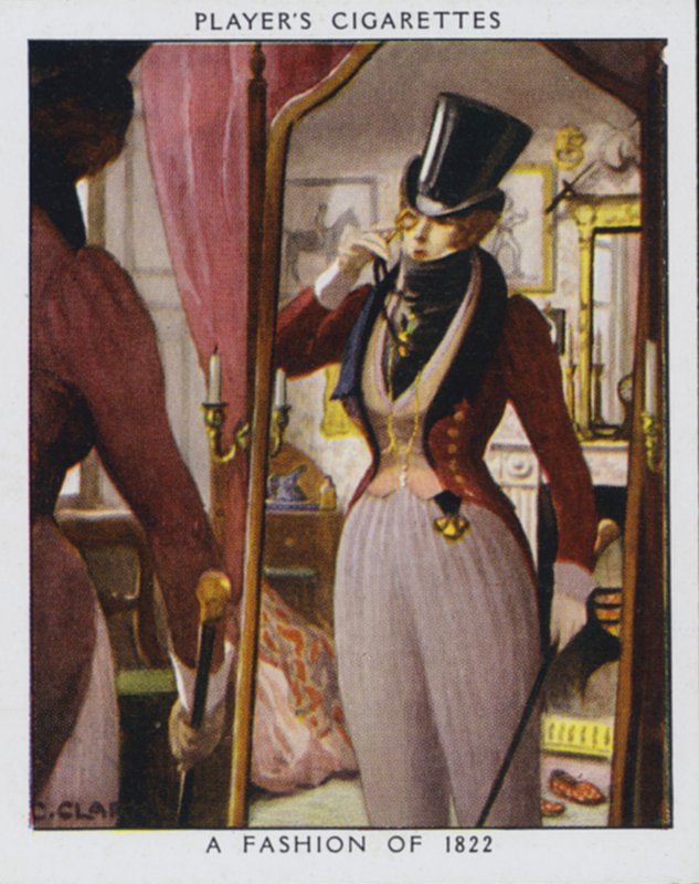Eine Mode von 1822 von Christopher (after) Clark