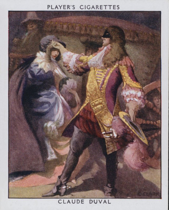 Claude Duval (Farblithografie) von Christopher (after) Clark