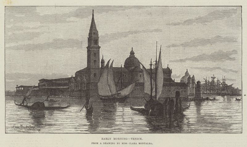 Früher Morgen, Venedig von Clara Montalba