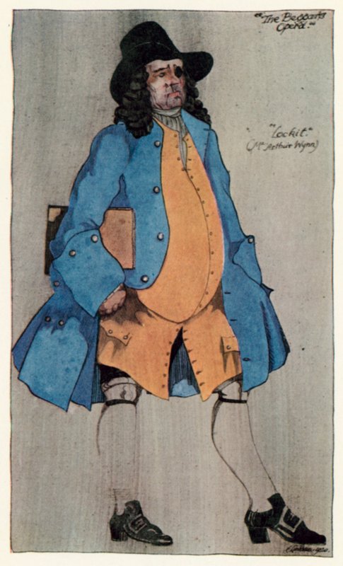 Die Bettleroper, Lockit von Claud Lovat Fraser