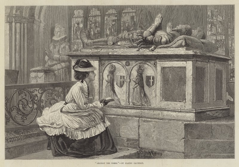 Unter den Gräbern von Claude Andrew Calthrop