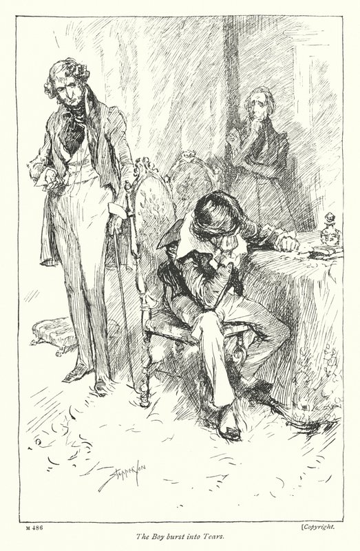 Illustration zu Disraelis Coningsby (Litho) von Claude Shepperson
