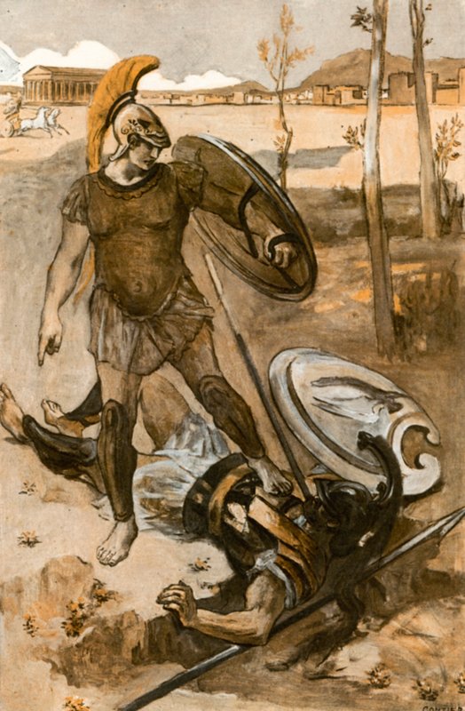 Illustration zur Ilias von Homer von Clement Goutier