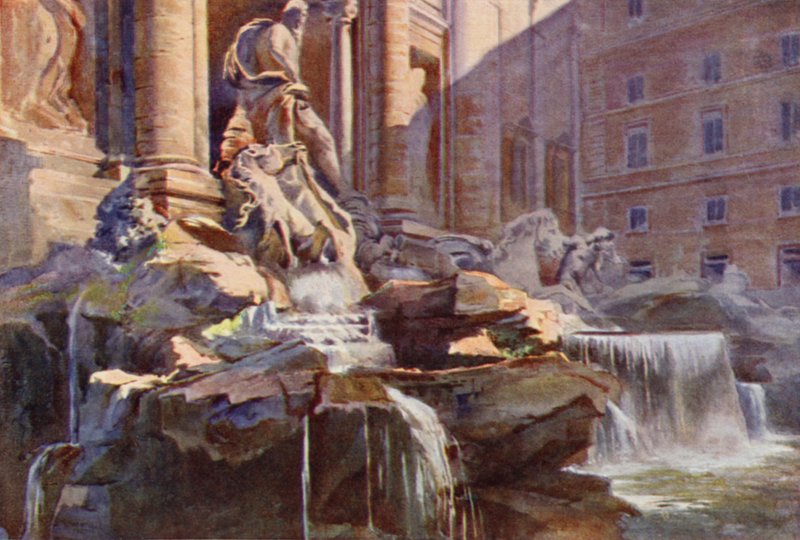 Trevi-Brunnen, Rom von Commendator Formilli