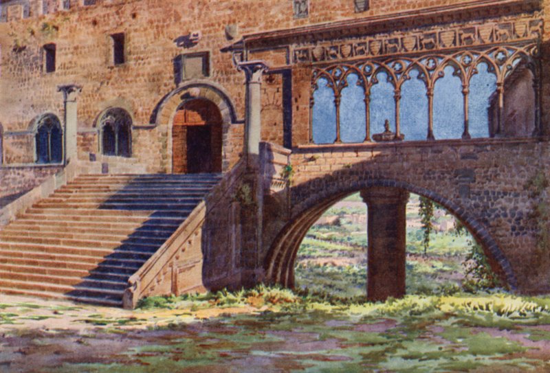 Der Papstpalast, Viterbo von Commendator Formilli