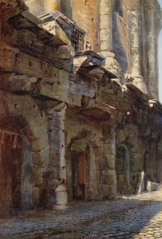 Theater des Marcellus, Rom von Commendator Formilli