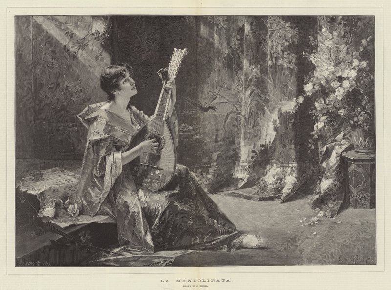 La Mandolinata von Conrad Kiesel