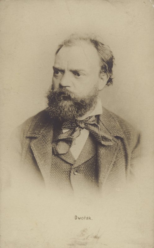 Antonín Dvořák, tschechischer Komponist (1841-1904) von Czech Photographer