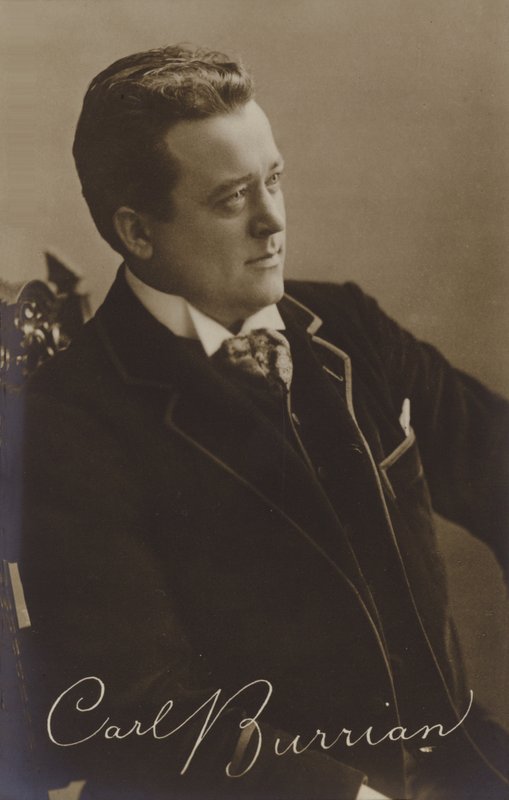 Carl Burrian, tschechischer Operntenor (1870-1924) von Czech Photographer