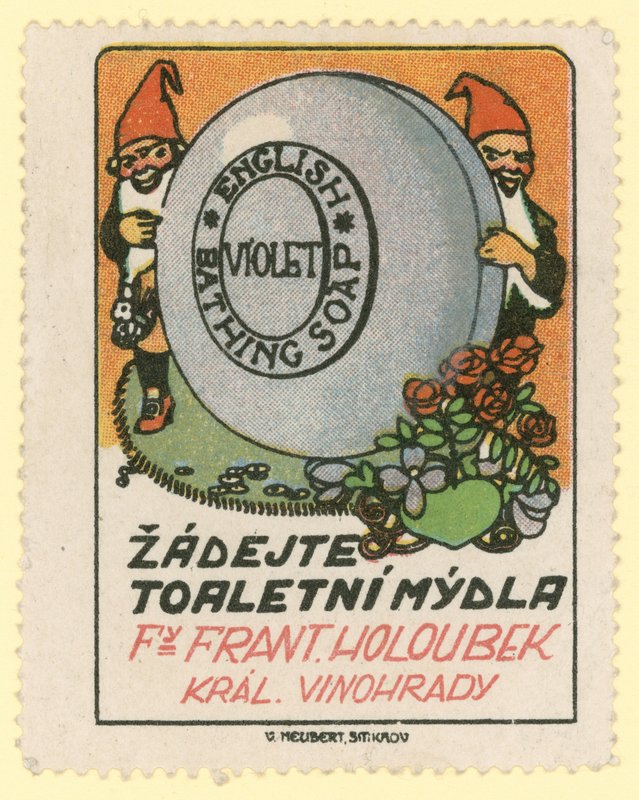 Frantisek Holoubek Violet English Bade Seife von Czech School