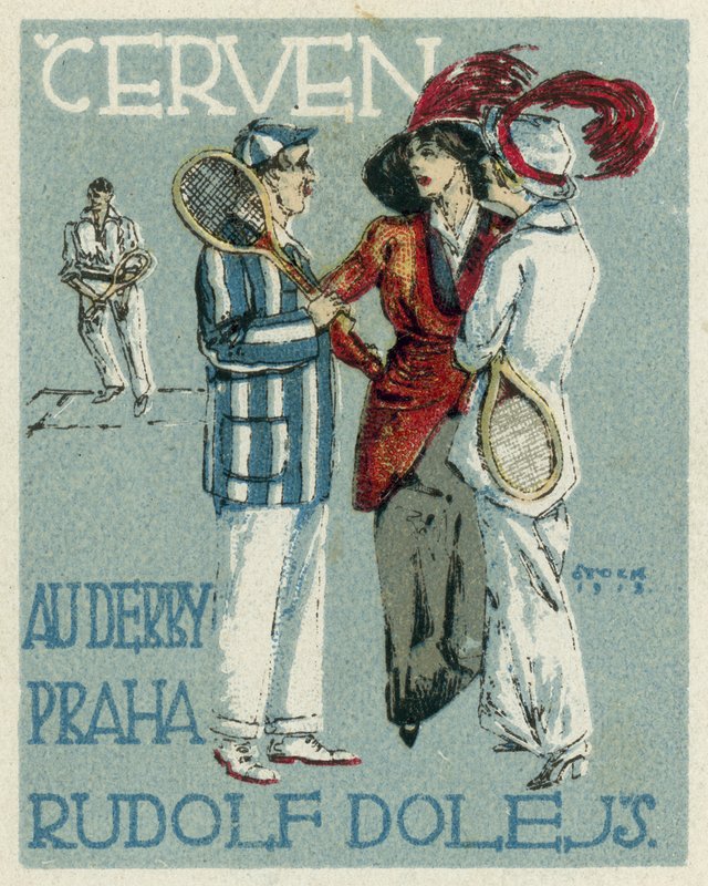 Juni. Au Derby Rudolf Dole Mode, Prag von Czech School