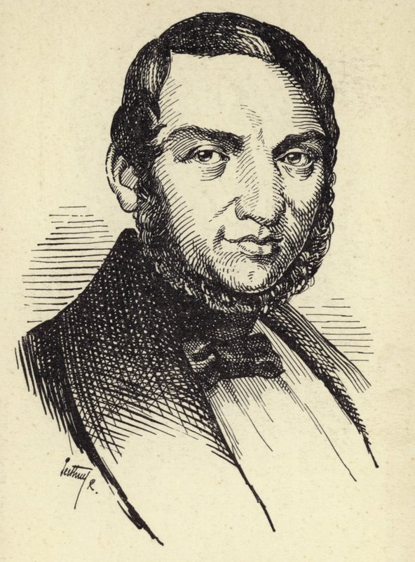 Porträt von František Škroup von Czech School
