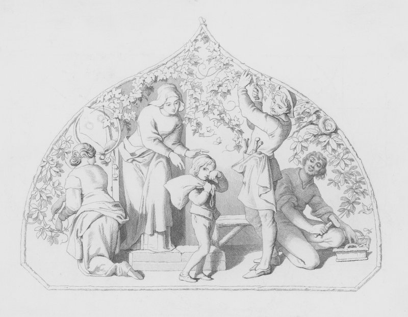 Shakespeare, der Schuljunge von Daniel (after) Maclise