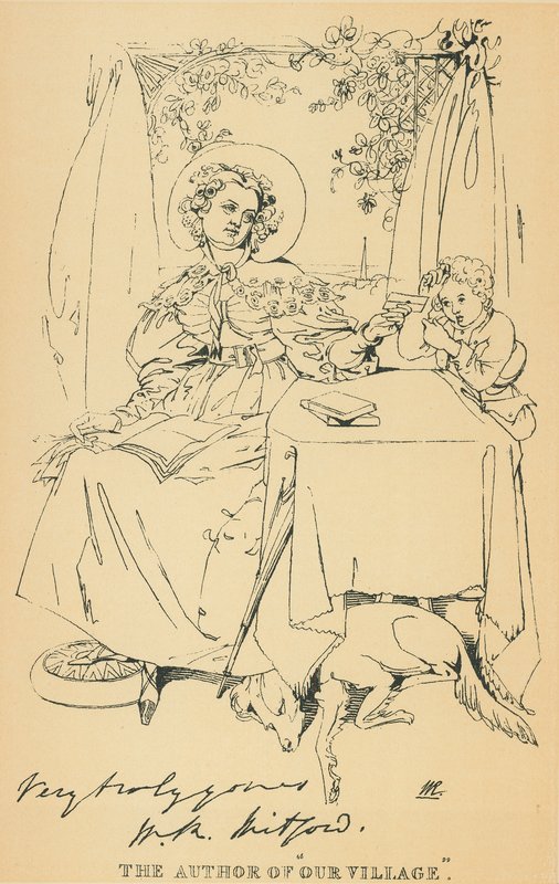 Mary Russell Mitford von Daniel Maclise