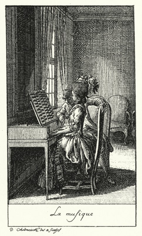 Musik von Daniel Nikolaus (after) Chodowiecki