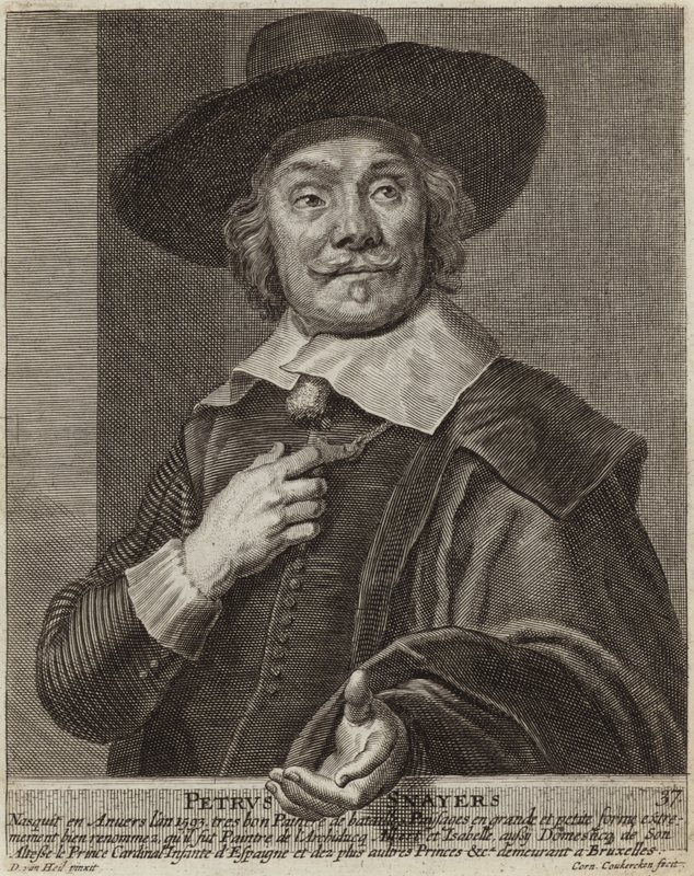 Porträt von Pieter Snayers von Daniel van Heil