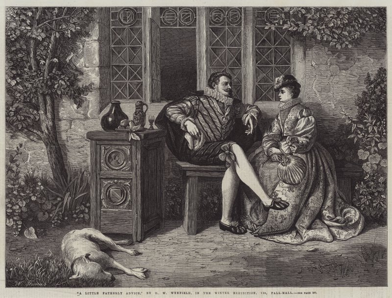 Ein wenig väterlicher Rat von David Wilkie