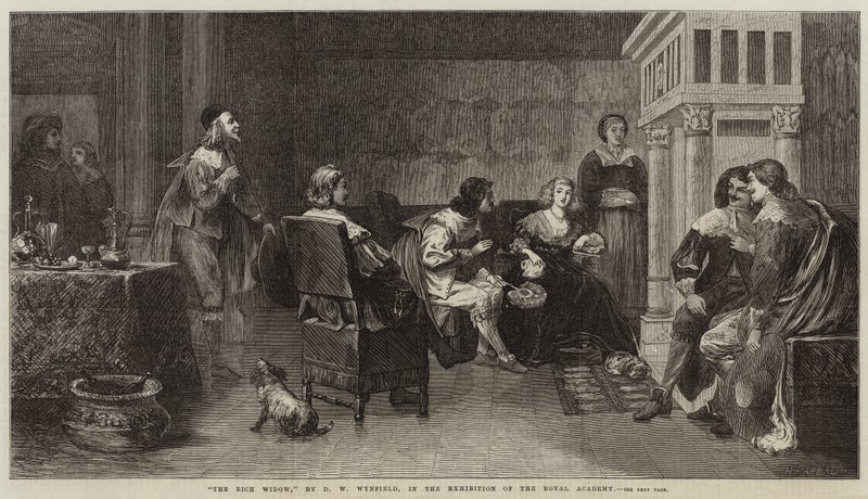 Die reiche Witwe von David Wilkie