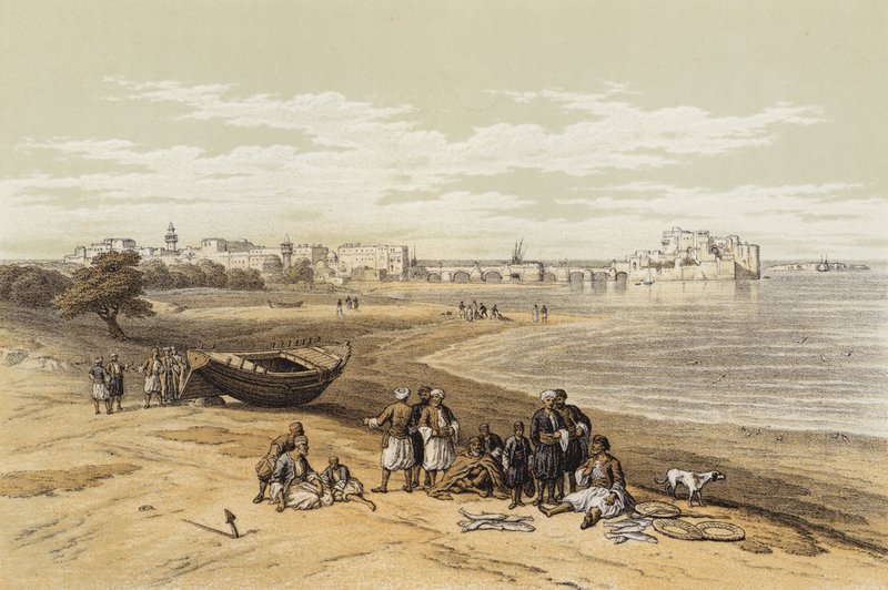 Sidon (Farblithografie) von David (after) Roberts