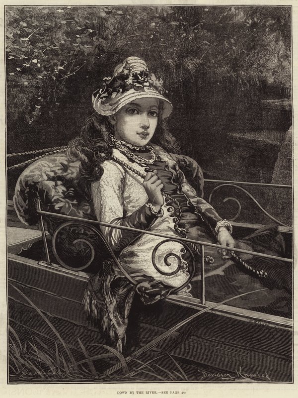 Am Flussufer von Davidson Knowles