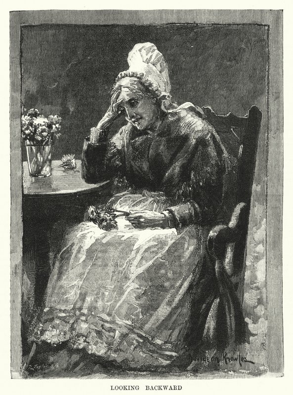 Rückblick (Gravur) von Davidson Knowles