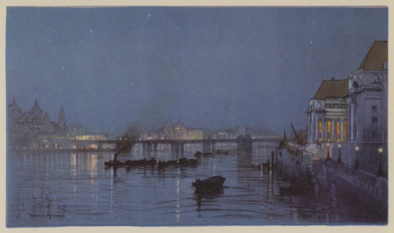 Ein Nocturne von Charing Cross von Donald Maxwell