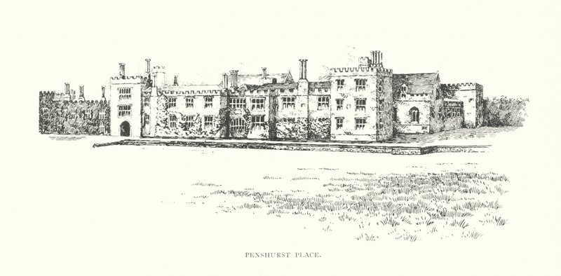 Penshurst Place (Lithografie) von Duncan Moul