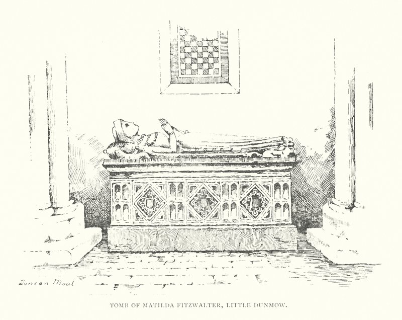 Grab von Matilda Fitzwalter, Little Dunmow von Duncan Moul