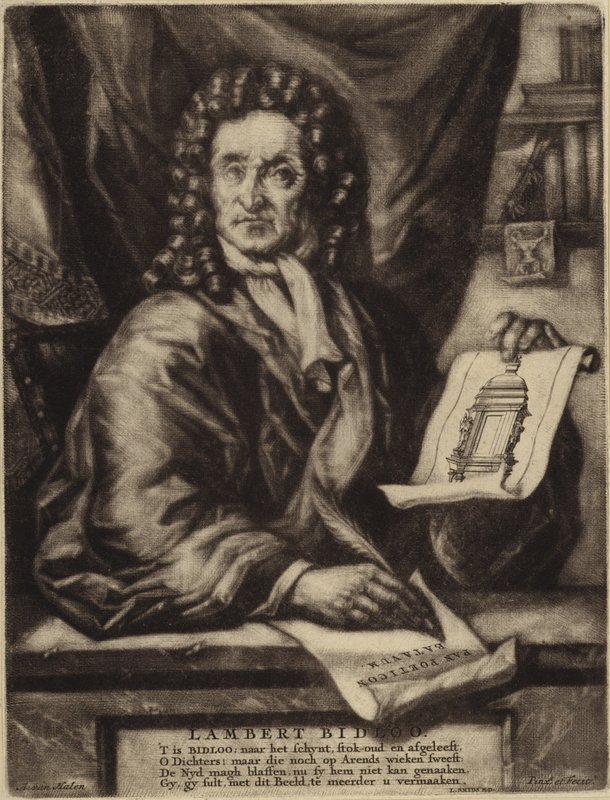 Porträt von Lambert Bidloo von Dutch School