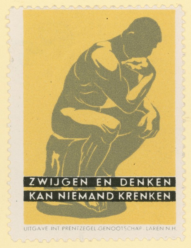 Stille Kontemplation kann niemanden beleidigen von Dutch School