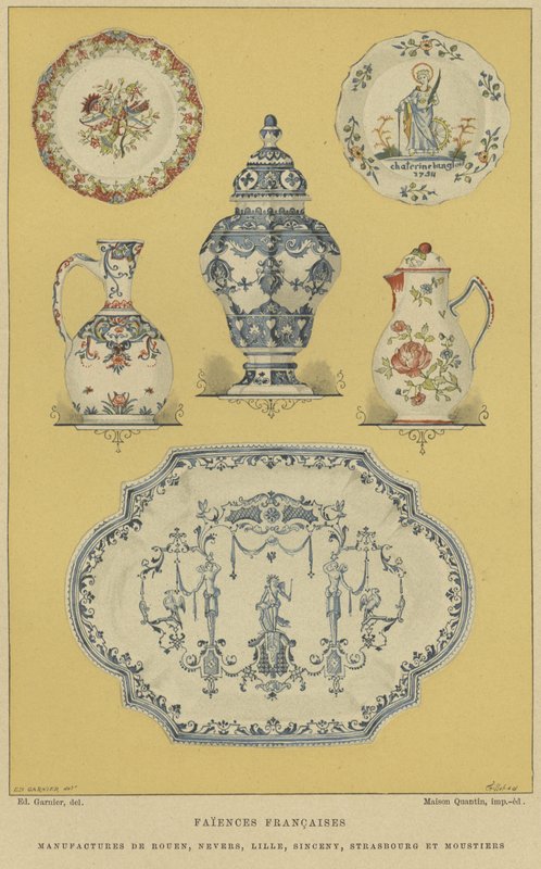 Französische Fayencen von E. Garnier