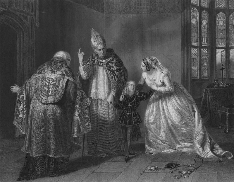 Das Heiligtum von Edgar Melville after Ward