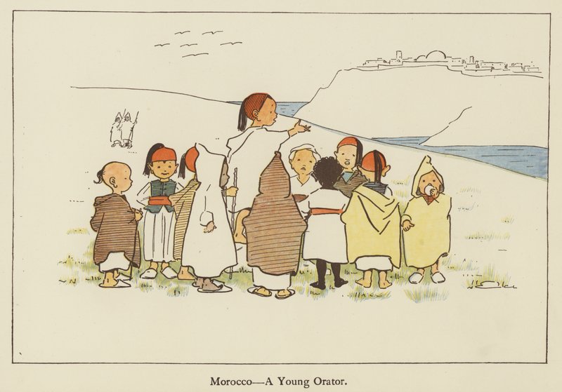 Marokko, ein junger Redner von Edith Farmiloe