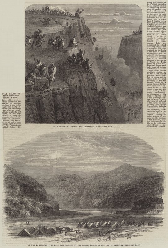 Der Krieg in Bhutan von Edmund Morison Wimperis