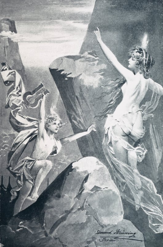 Illustration zu Goethes Faust von Edmund Bruning