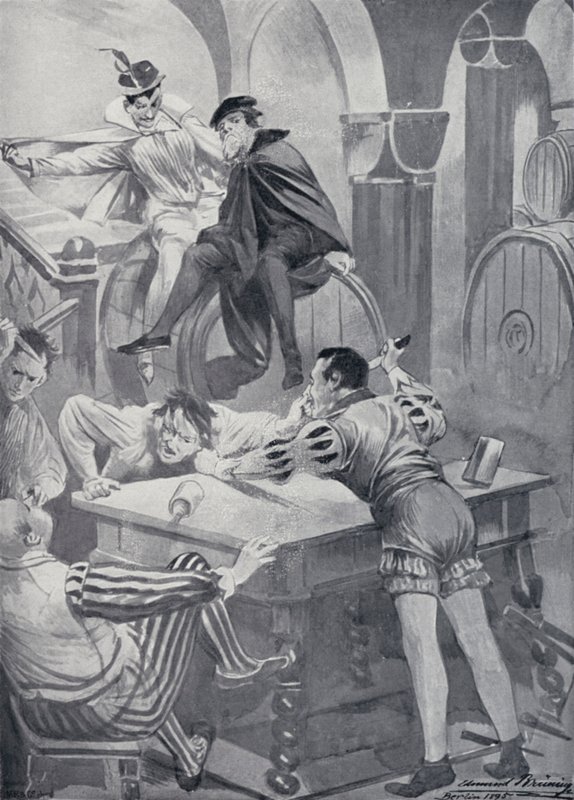 Illustration zu Goethes Faust von Edmund Bruning