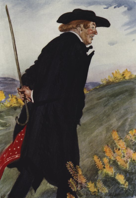Der Mann in Schwarz von Edmund Joseph Sullivan