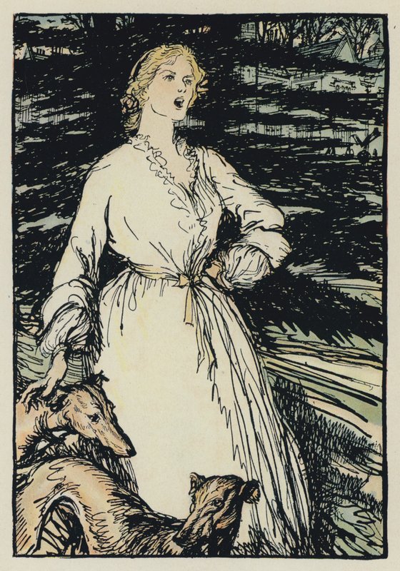 Illustration für Tennysons Maud von Edmund Joseph after Sullivan