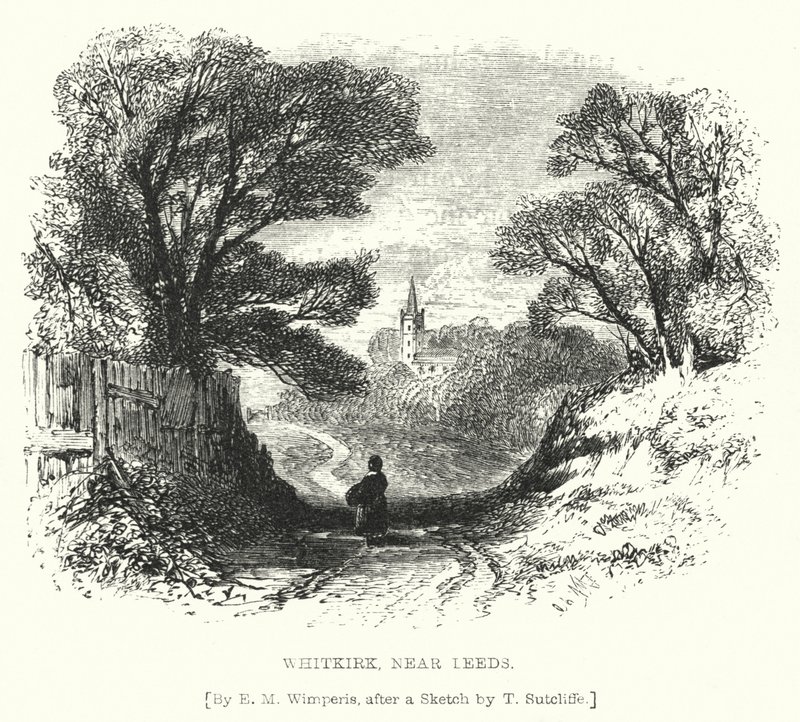 Whitkirk, bei Leeds (Gravur) von Edmund Morison (after) Wimperis