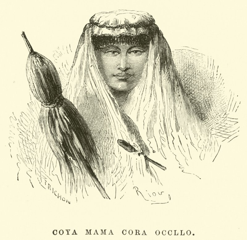 Coya Mama Cora Occllo von Edouard Riou