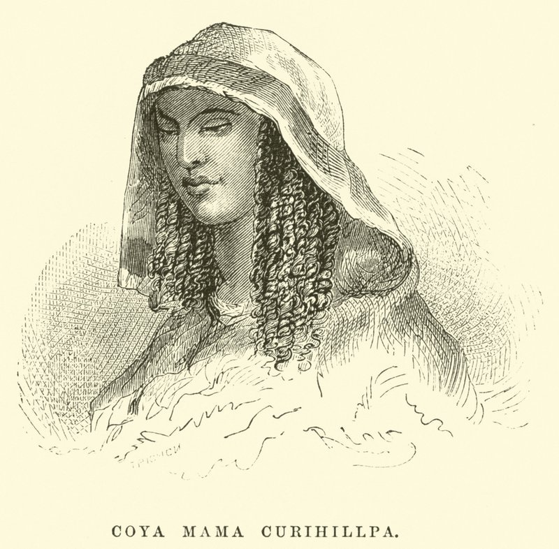 Coya Mama Curihillpa von Edouard Riou