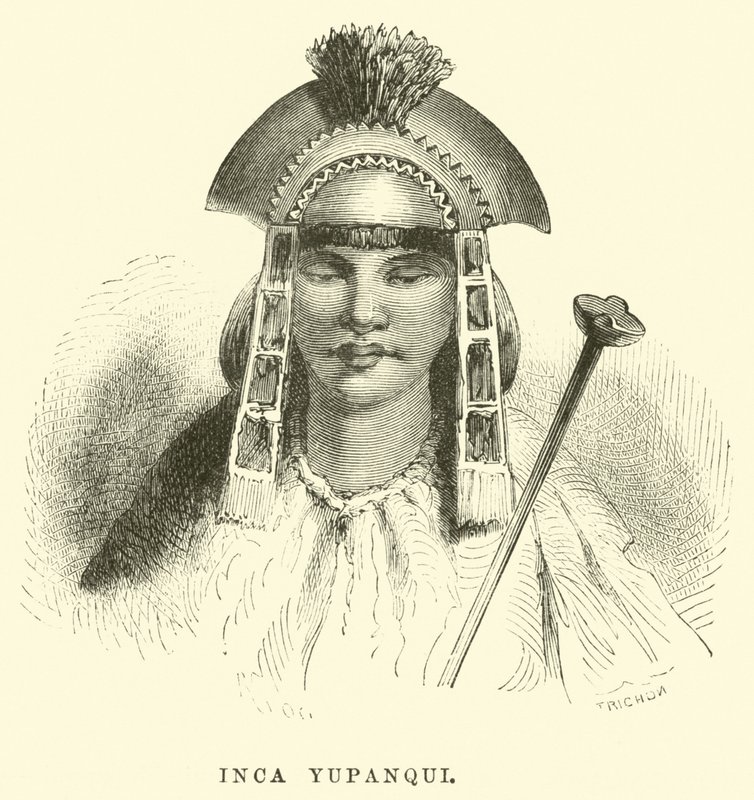 Inca Yupanqui von Edouard Riou